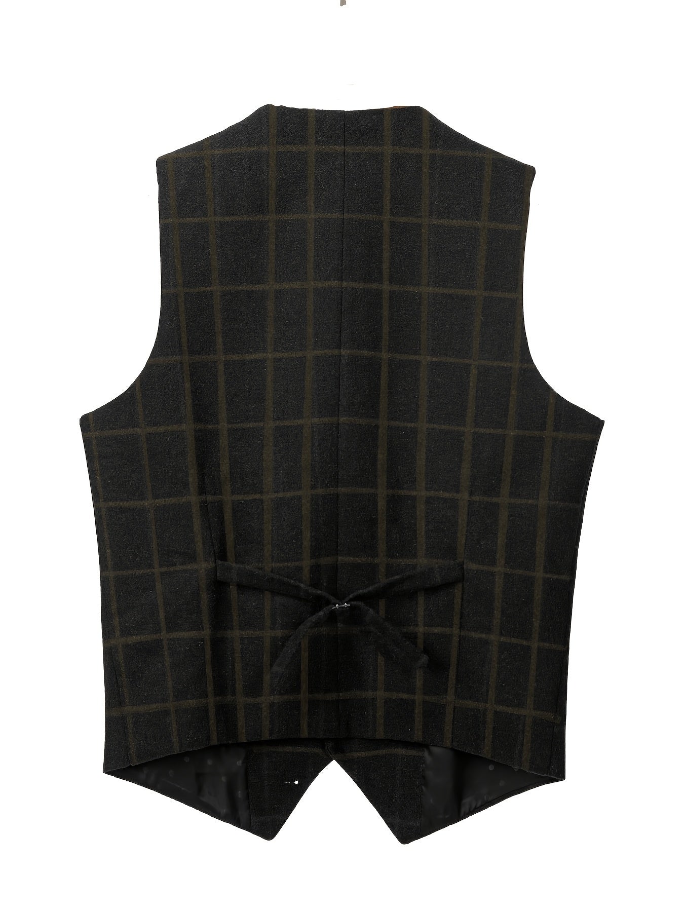 GR | Checkered wool vest