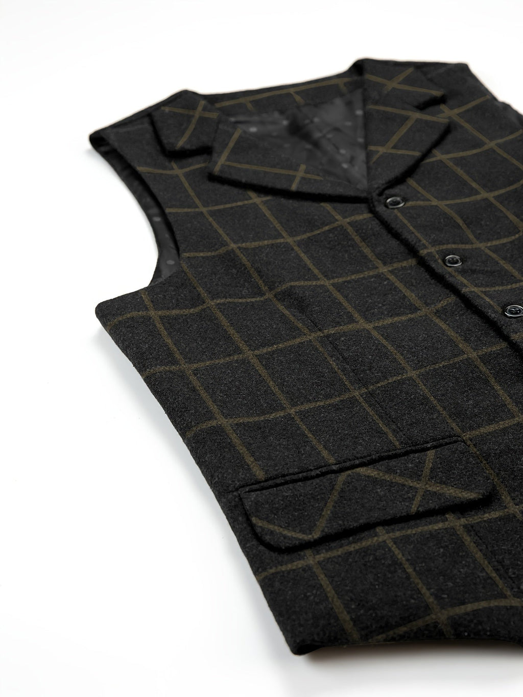 GR | Checkered wool vest