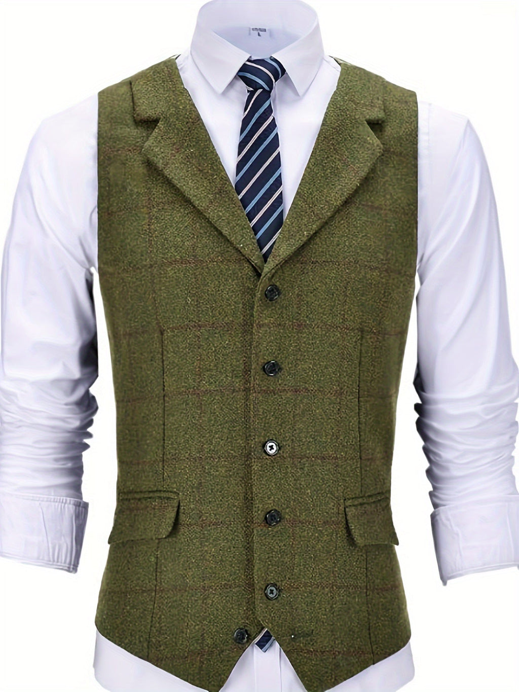 GR | Checkered wool vest