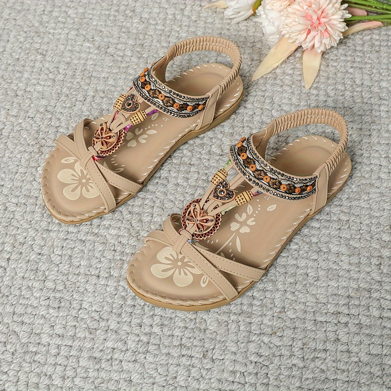 GR | Boho Flat Sandals