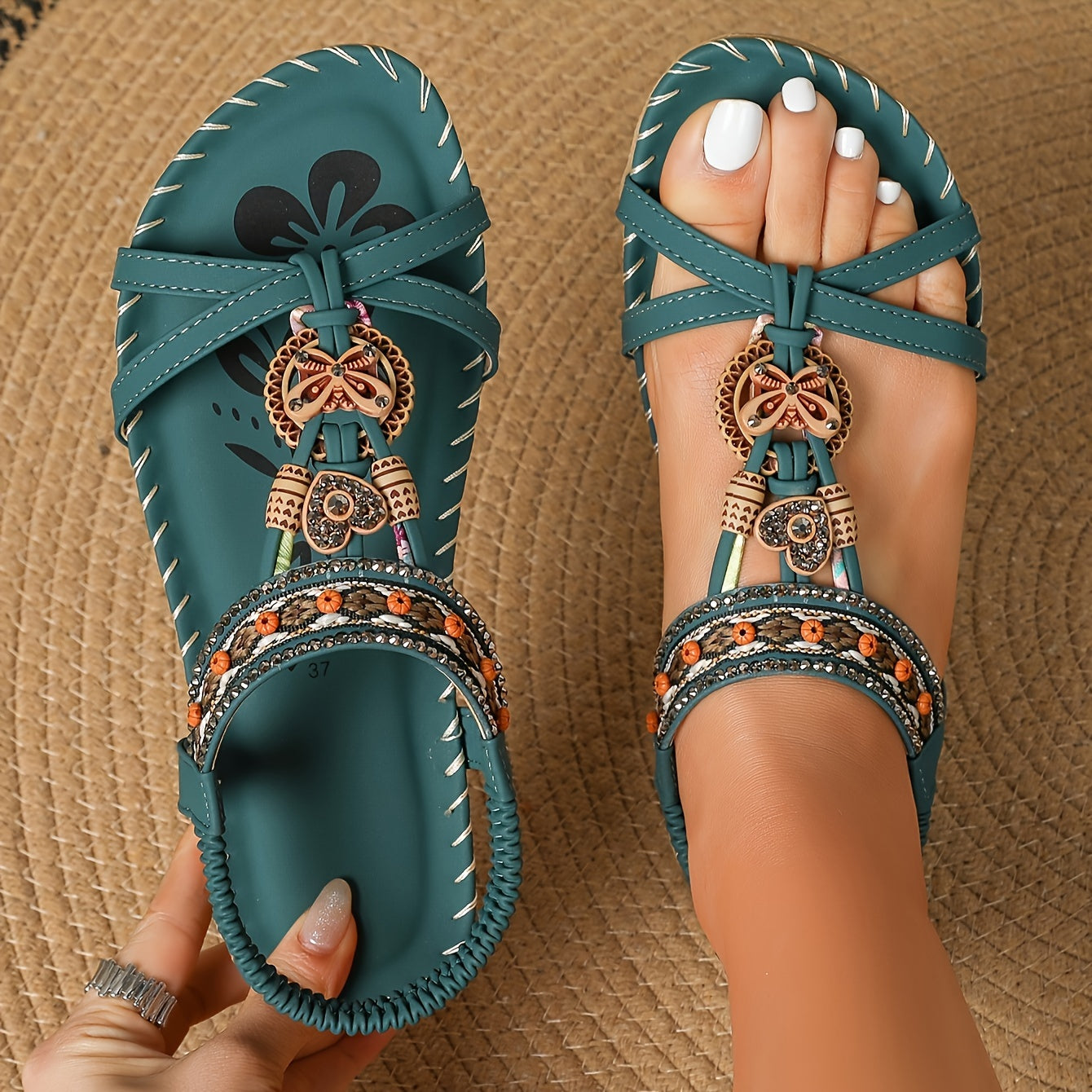 GR | Boho Flat Sandals