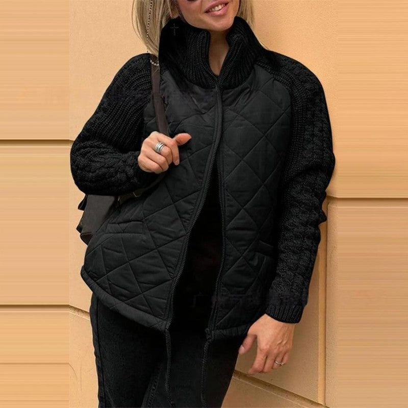 GR | Knit Sleeve Patchwork Jacket