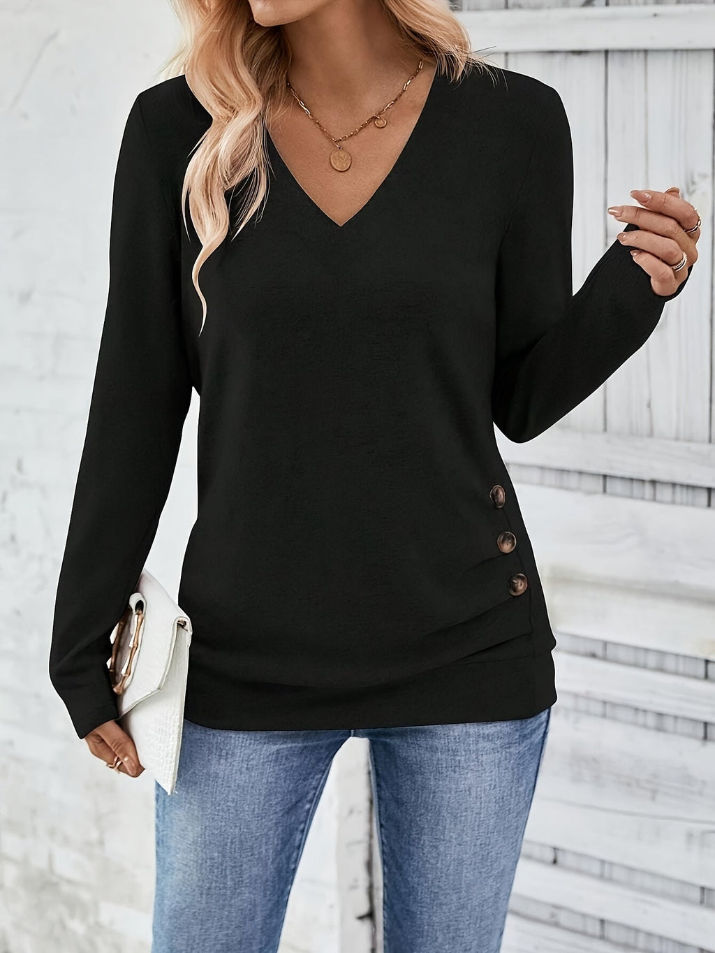 GR | V-Ausschnitt Pullover
