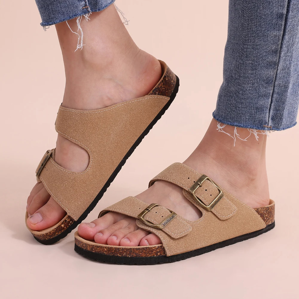 GR | Orthopedic sandals with cork footbed