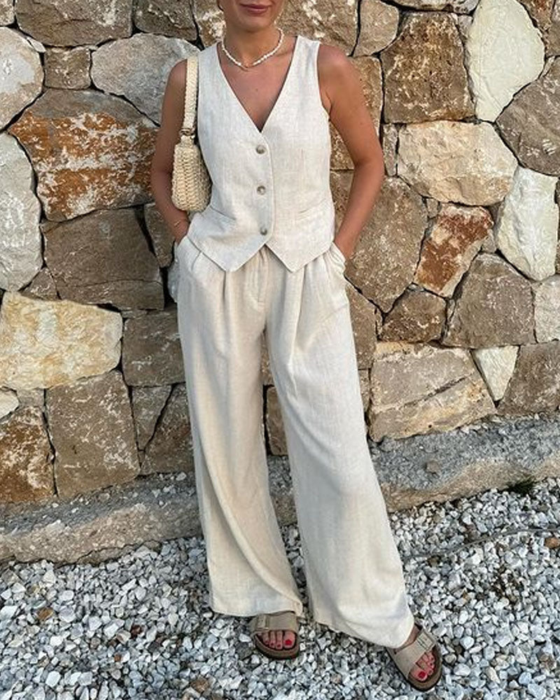 GR | Vest and trousers set
