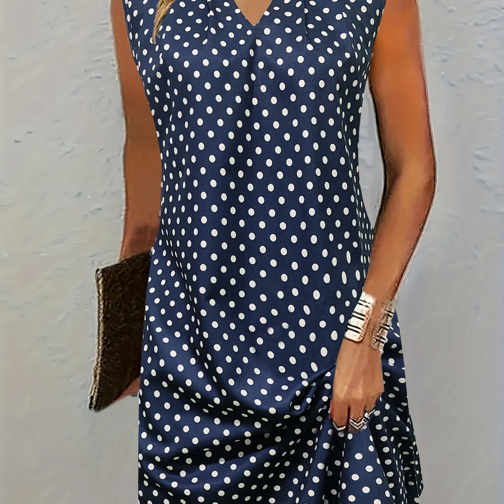 GR | Striking striped sleeveless dress