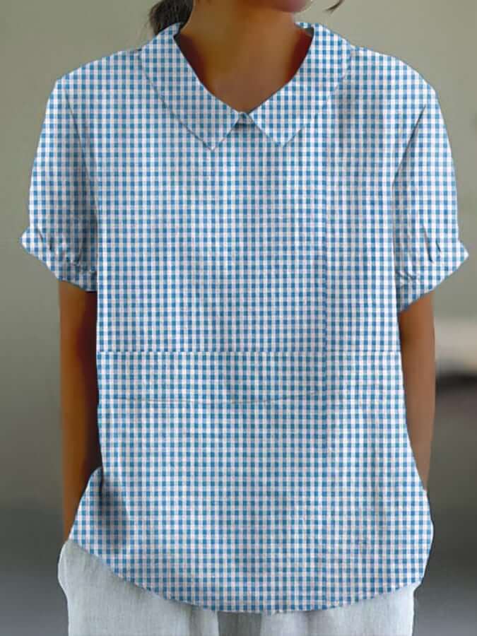 GR | Casual cotton and linen tops 