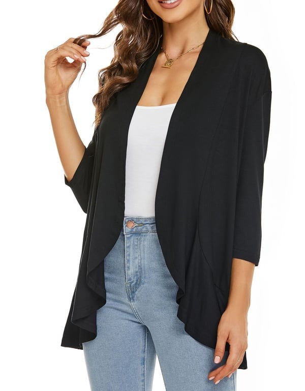 GR | Elegant open-front women's jacket