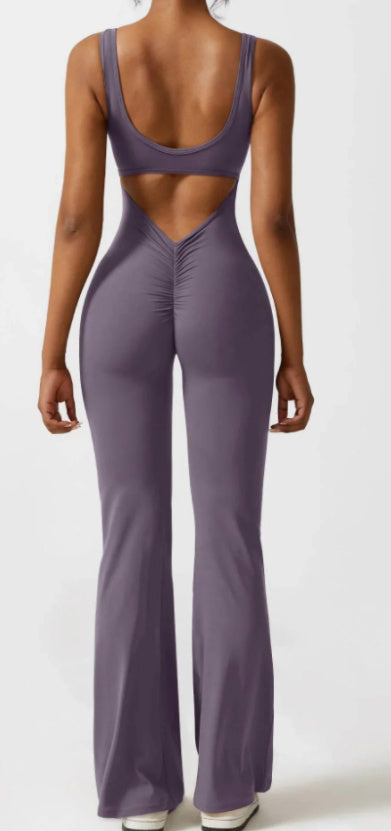 GR | Yoga bodysuit - casual, seamless with open details, women's clothing