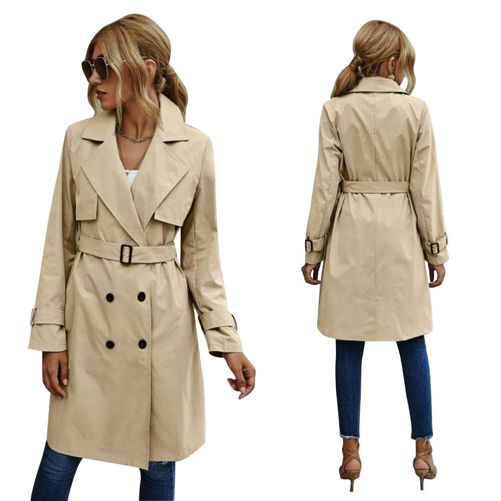 GR and Winter Trench Coat Jacket Women