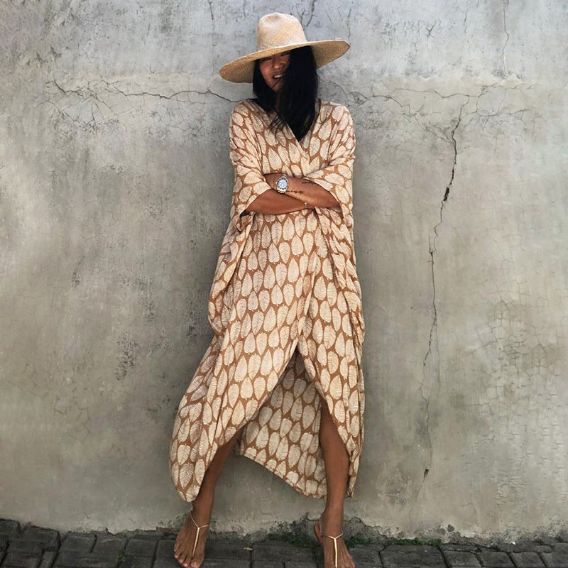GR | Glamorous Sun Protection Resort Beach Dress Cover Up