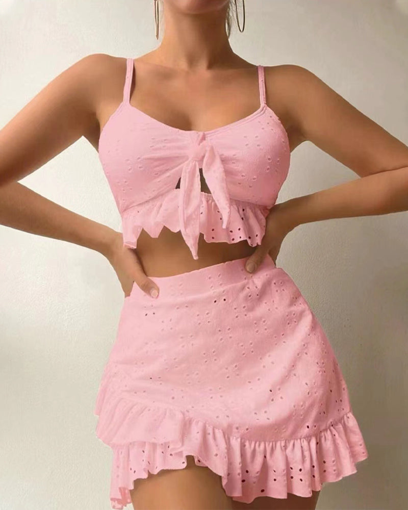 GR Bikini Set with Skirt