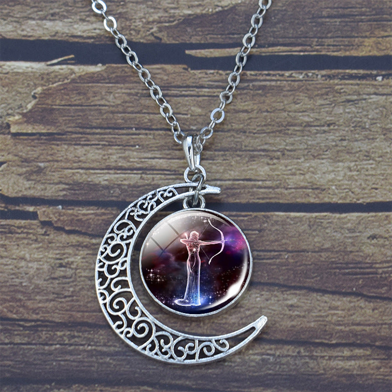 GR | Moon Zodiac Necklace