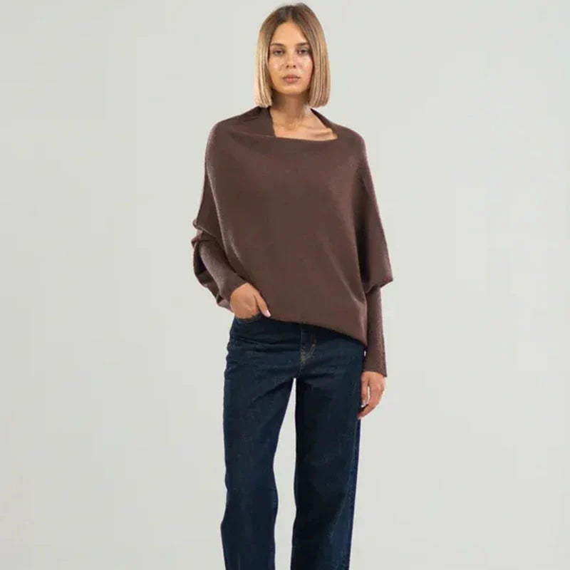 GR | Luxury Open Neck Pullover Sweater