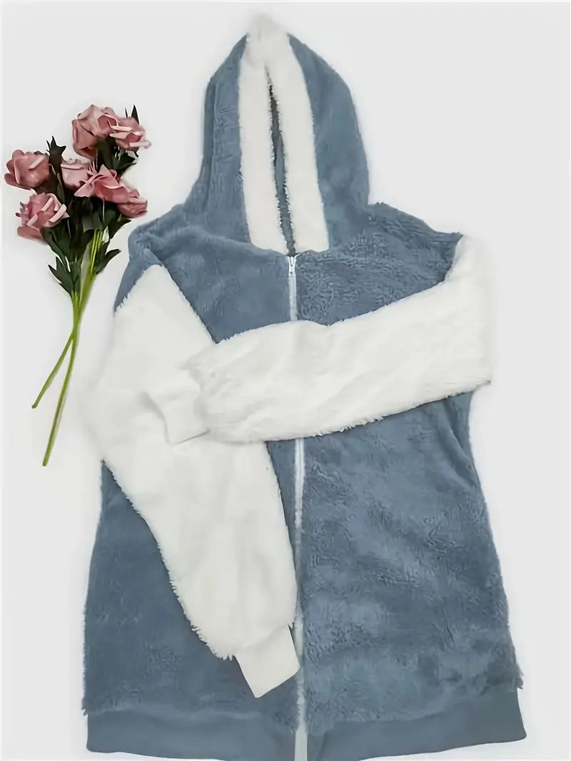 Cozy, stylish jacket with zipper
