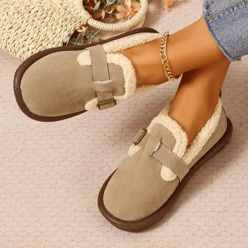 GR | Warm and Comfortable Flat Shoes