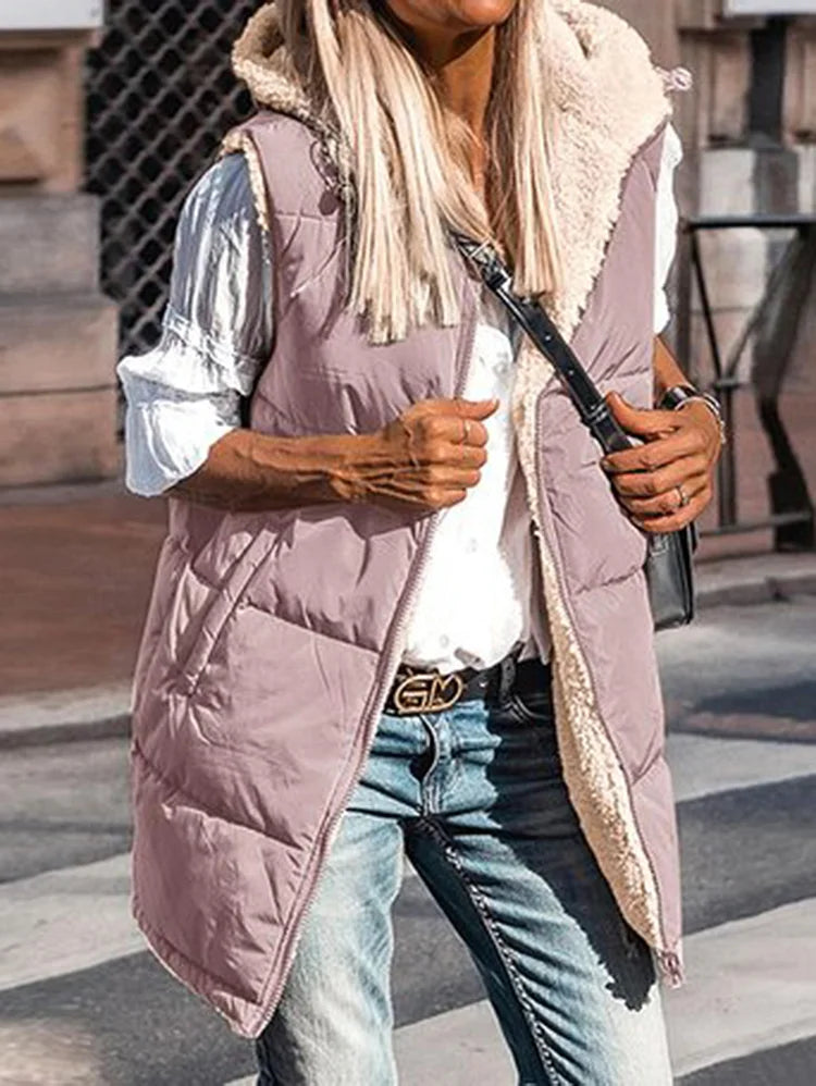 GR | Jamia Reversible Hooded Vest
