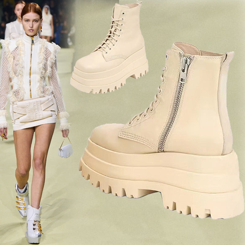 GR | Fashion Shoelaces Martin Knight Women's Ankle Boots
