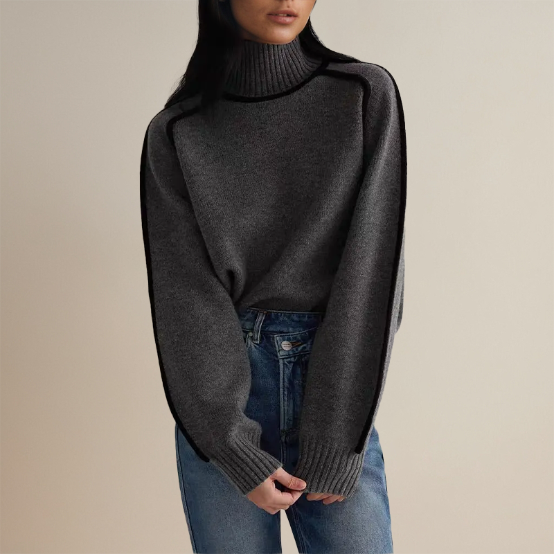 GR | Hoher Kragen Pullover