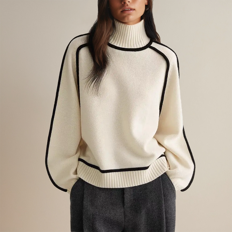 GR | Hoher Kragen Pullover
