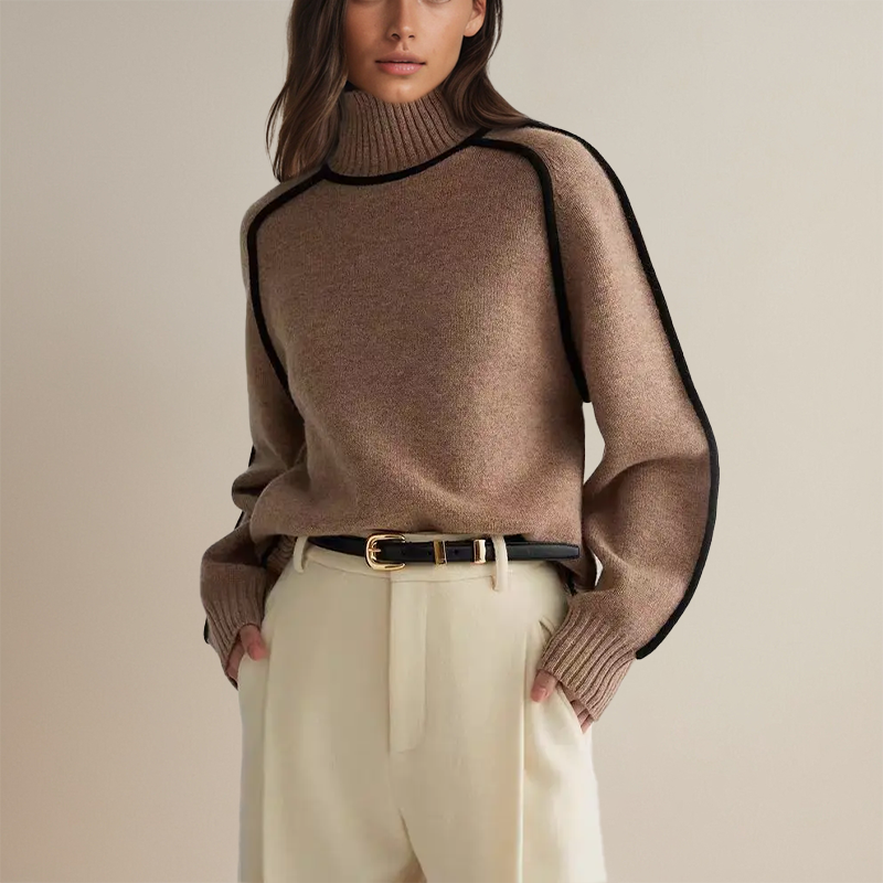 GR | Hoher Kragen Pullover
