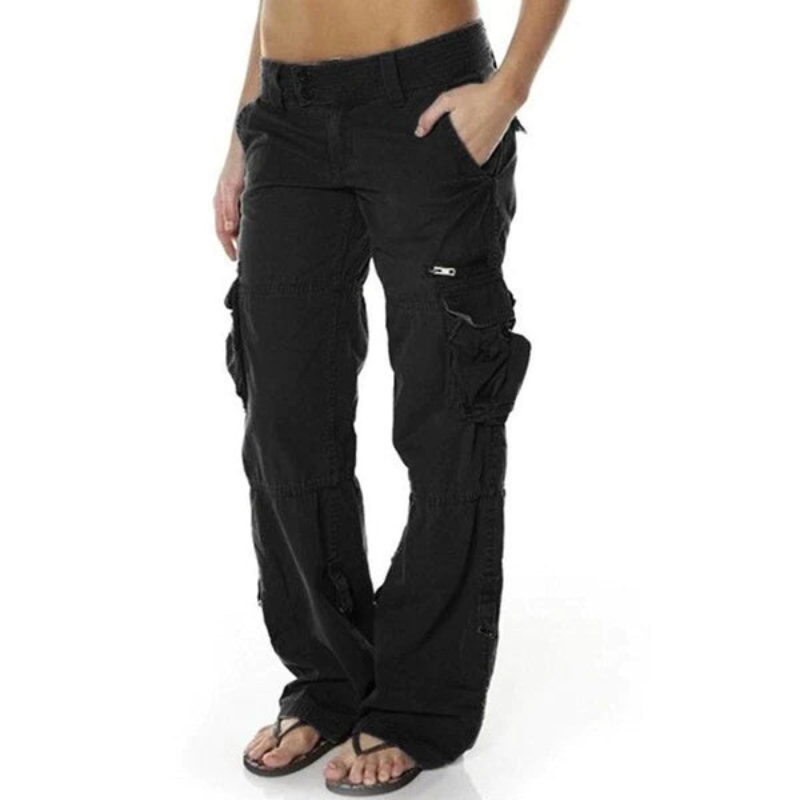 GR | Women's Cargo Pants in Black