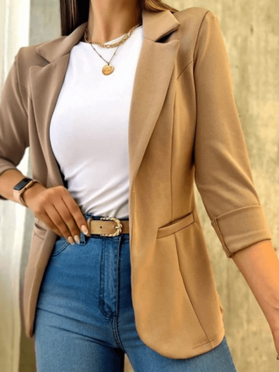 GR | Women's Elegant Green Blazer