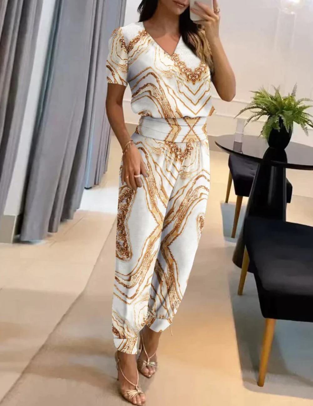 GR | Damen Elegante Jumpsuit Overall