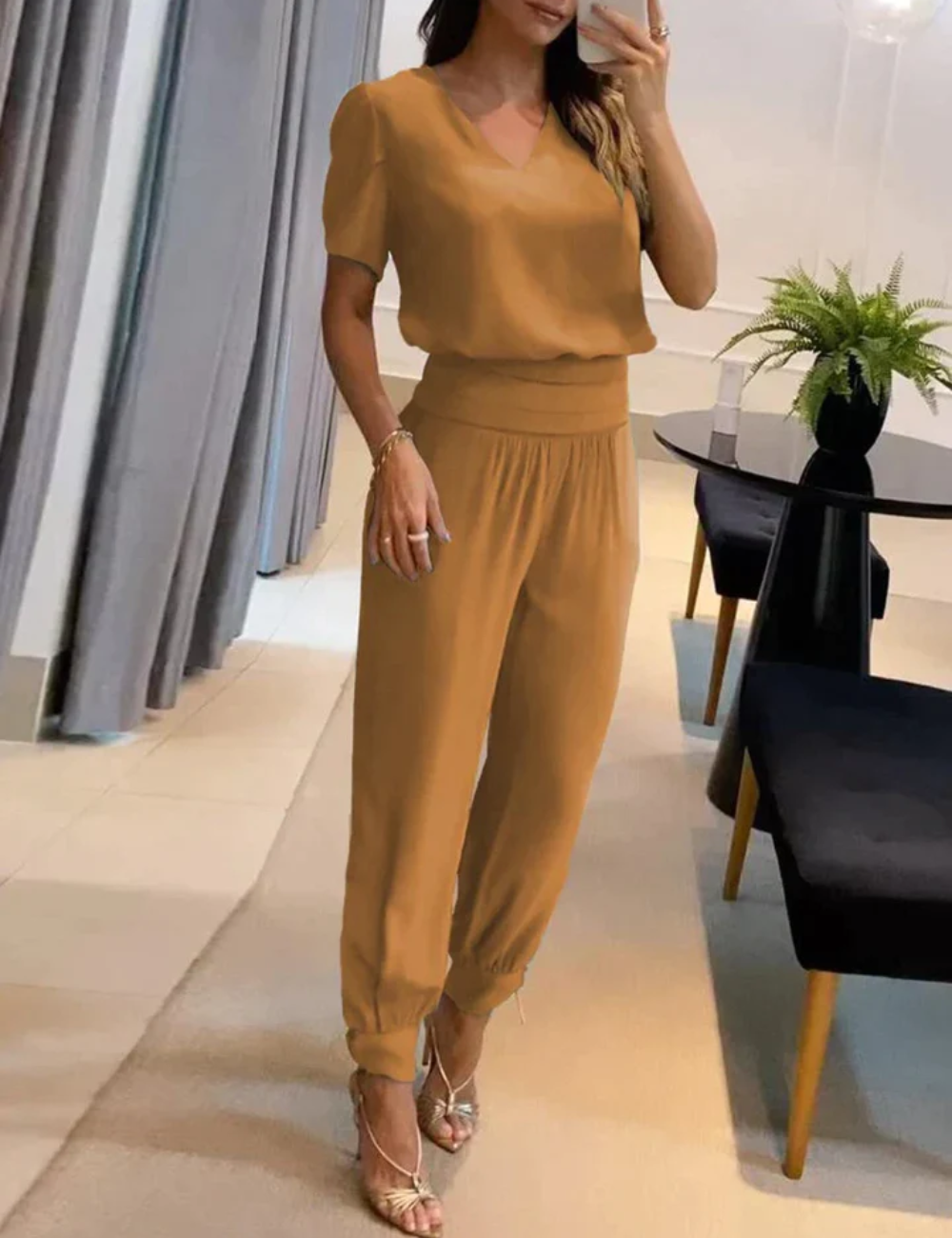 GR | Damen Elegante Jumpsuit Overall