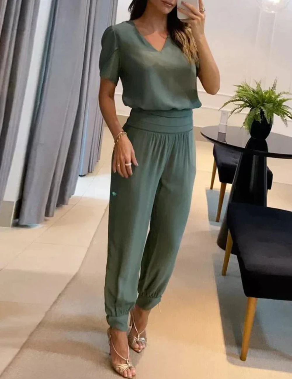 GR | Damen Elegante Jumpsuit Overall