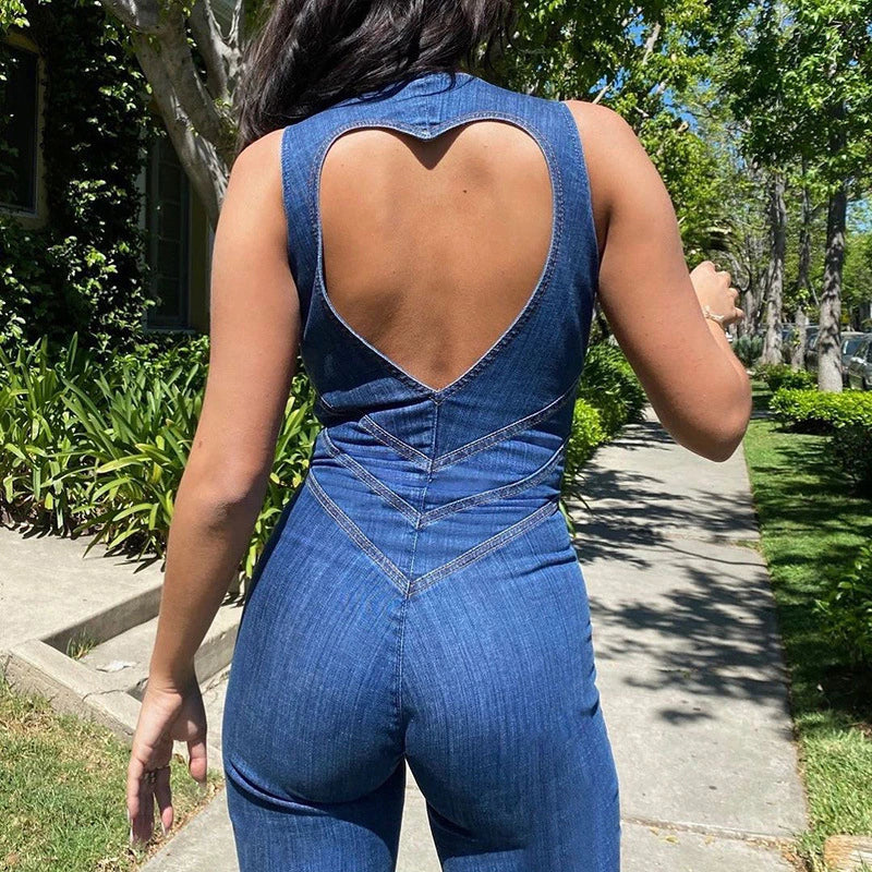 GR | Overall Damen Elegant Blau