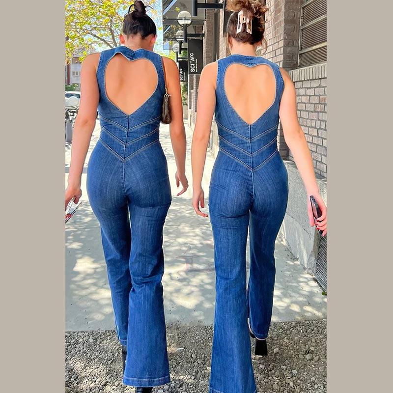 GR | Overall Damen Elegant Blau