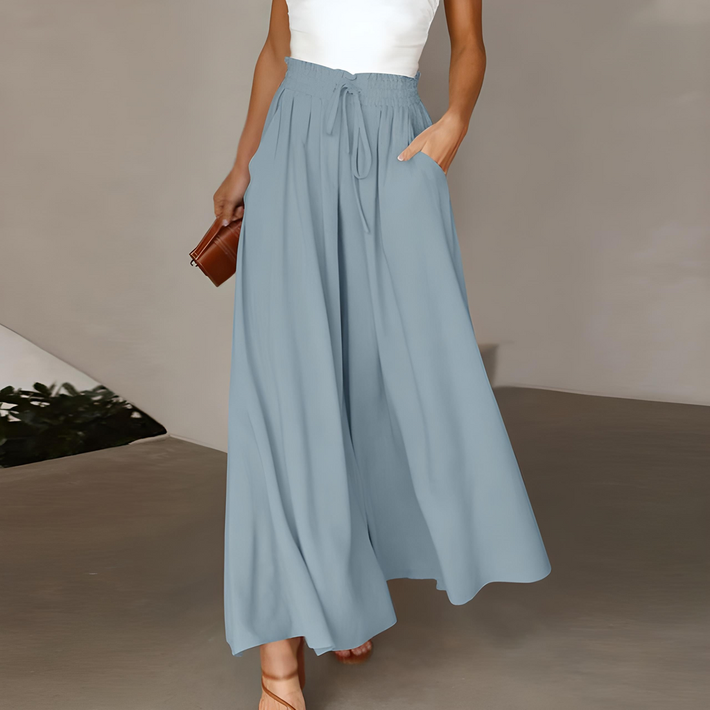 GR | Damen Elegant Weite Hose Sommer