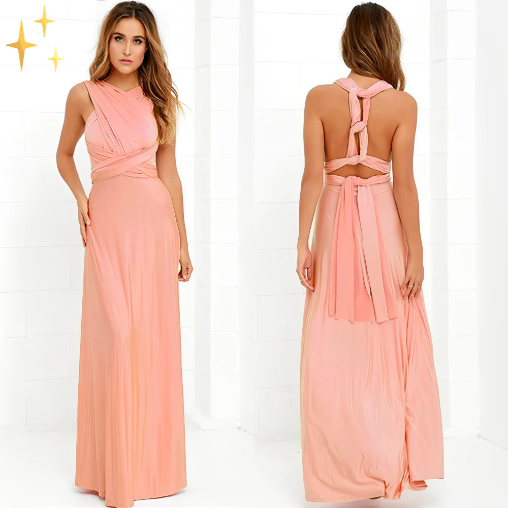 GR | Women's Elegant Wrap Dress Evening Dress