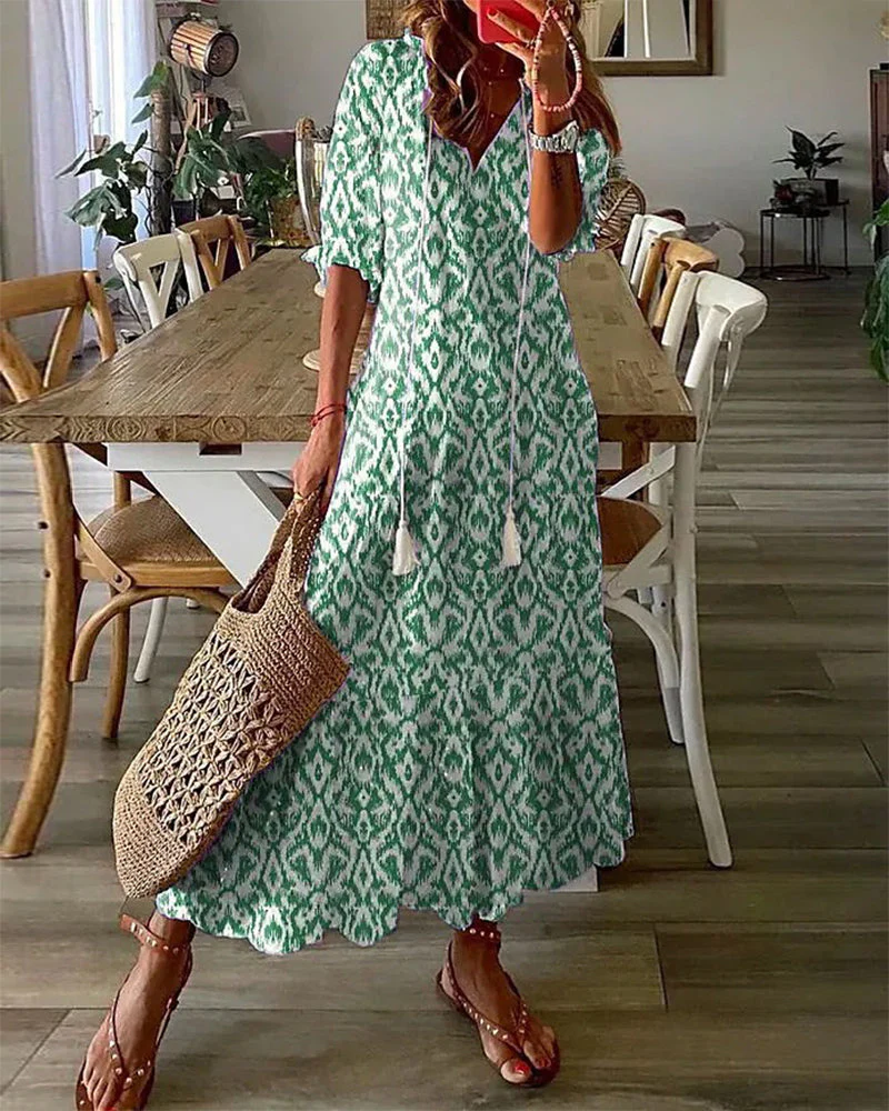GR | Women's Elegant Boho Summer Dress