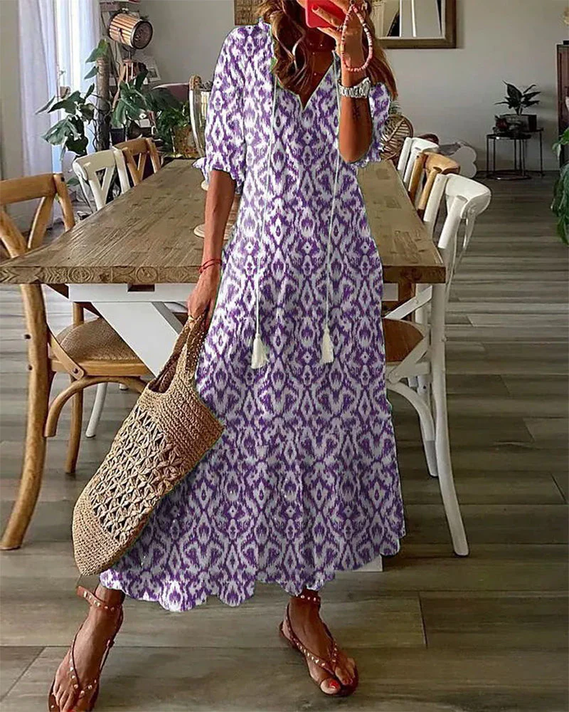 GR | Women's Elegant Boho Summer Dress