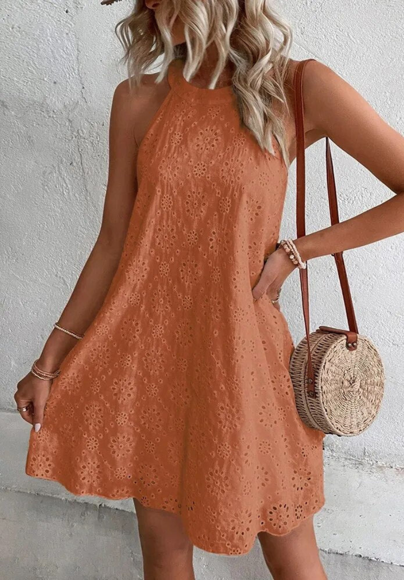 GR | Festive Halter Neck Mini Dress