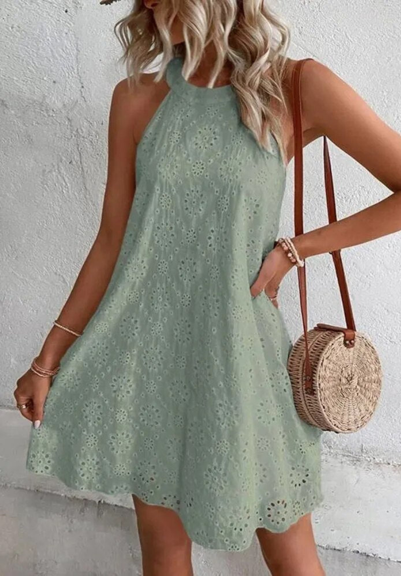 GR | Festive Halter Neck Mini Dress