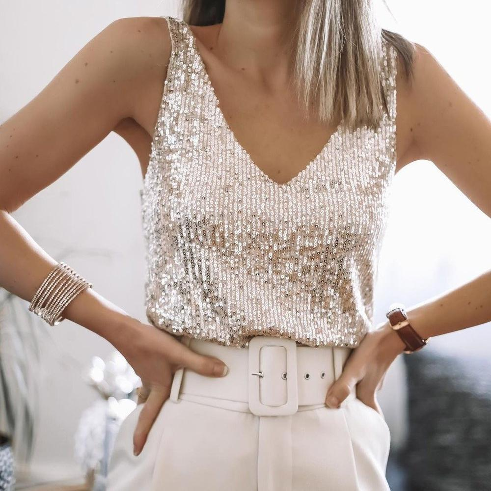 GR | Women's Festive Glitter Tops