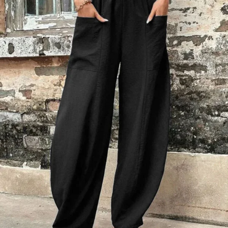 GR | Women's high-waist trousers, loose fit