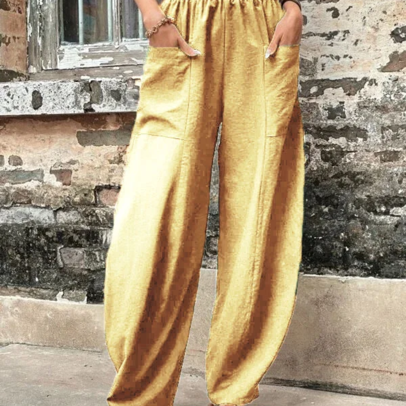 GR | Women's high-waist trousers, loose fit