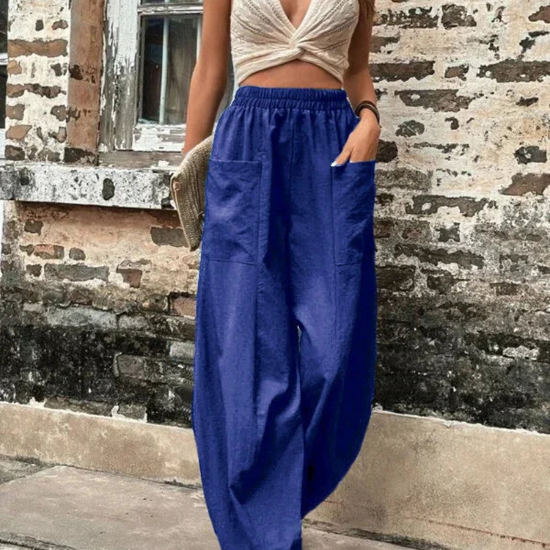 GR | Women's high-waist trousers, loose fit