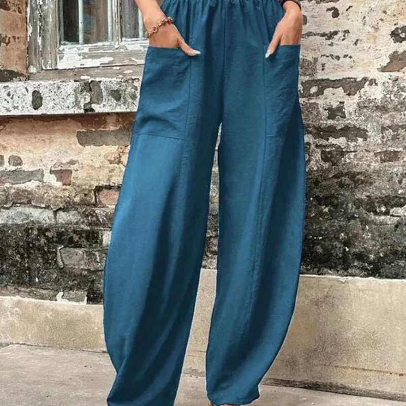 GR | Women's high-waist trousers, loose fit