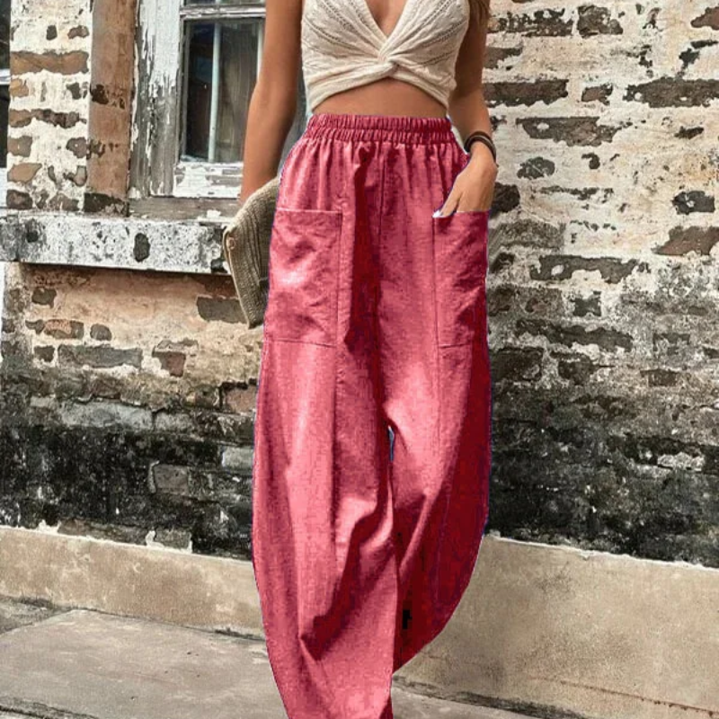 GR | Women's high-waist trousers, loose fit
