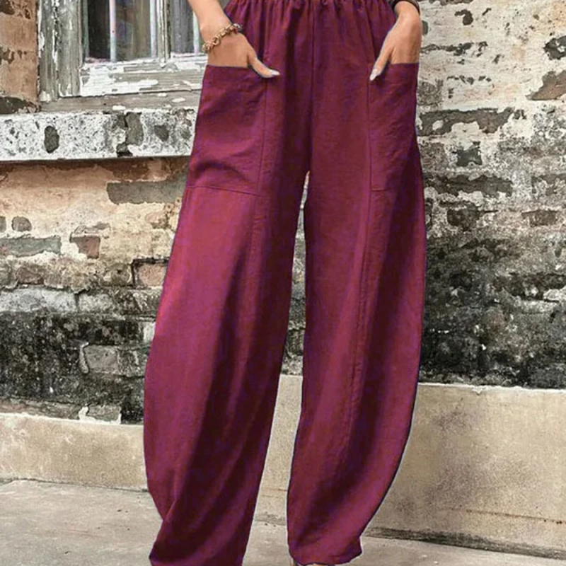 GR | Women's high-waist trousers, loose fit