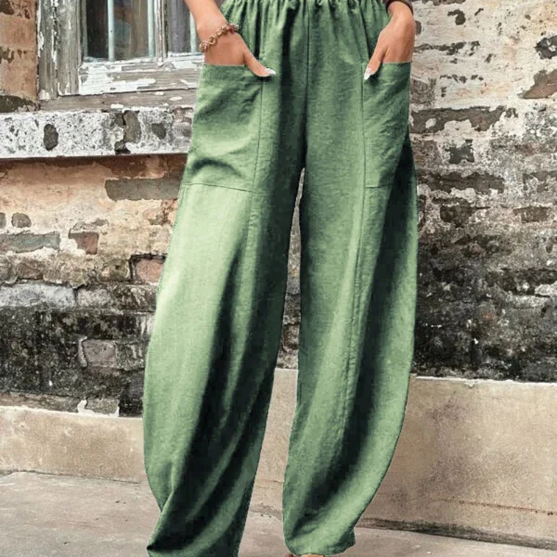GR | Women's high-waist trousers, loose fit
