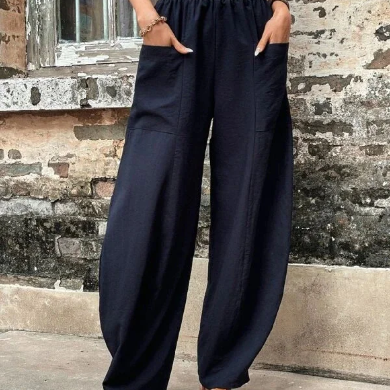 GR | Women's high-waist trousers, loose fit