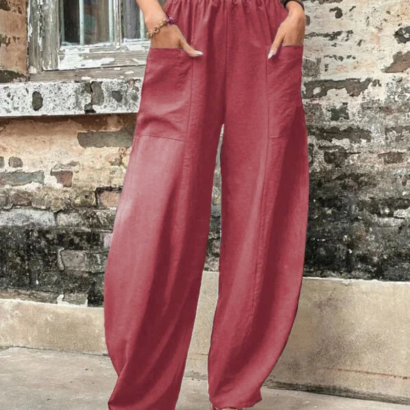 GR | Women's high-waist trousers, loose fit