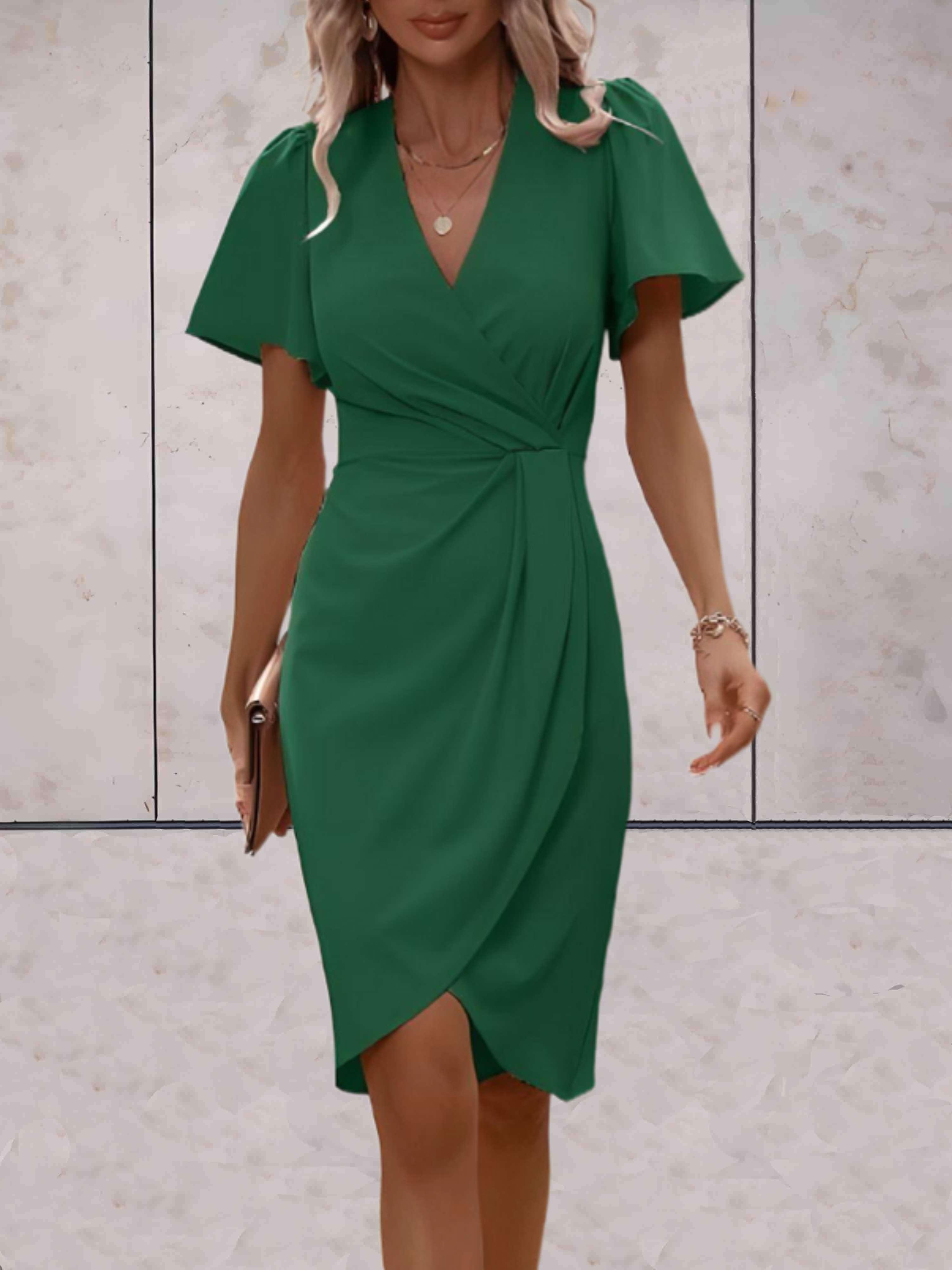 GR | Hochzeitsgast Wickelkleid Mini