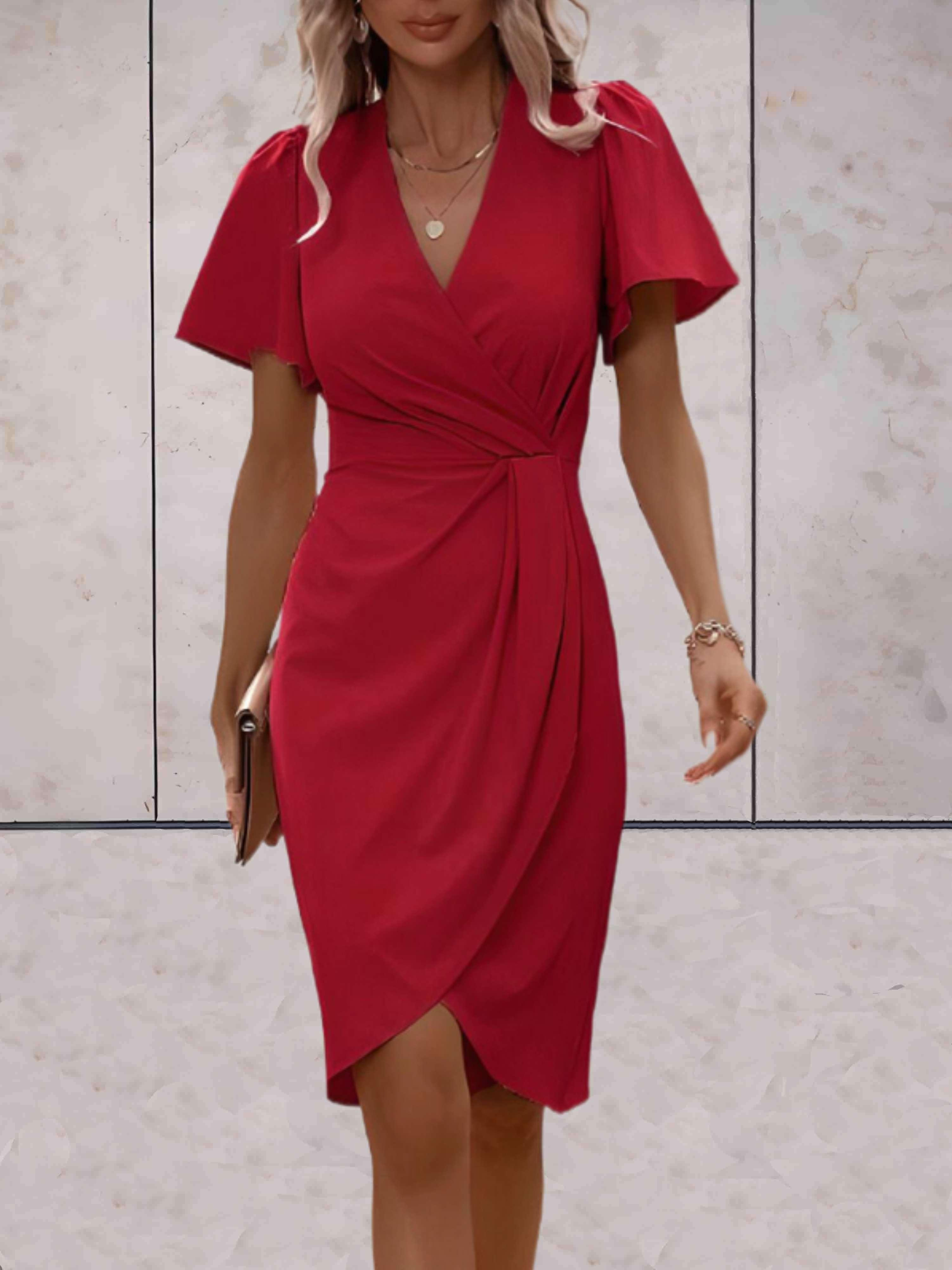 GR | Hochzeitsgast Wickelkleid Mini